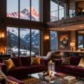 16 Dark Elegance Meets Stunning Alpine Views